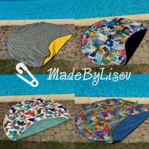 Serviette de plage - piscine ronde
