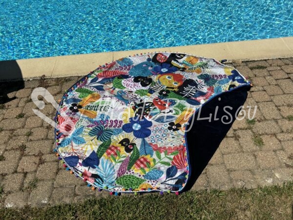 Serviette de plage - piscine ronde – Image 4