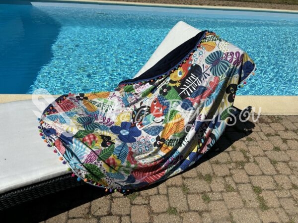 Serviette de plage - piscine ronde – Image 5